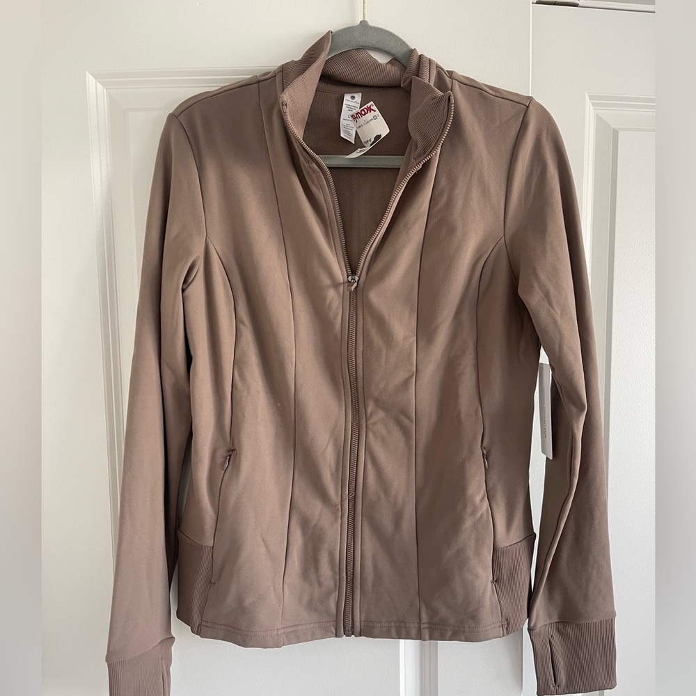 Light zip up jacket.